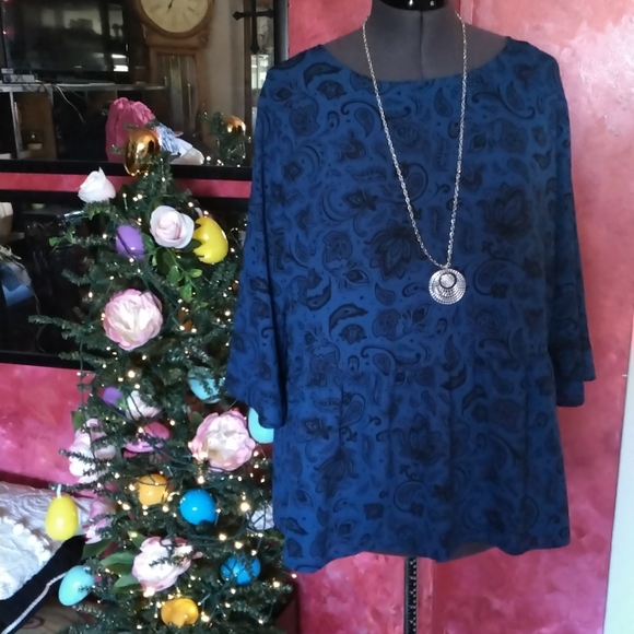 Peasant Peplum size 20 shirt - Picture 4 of 5